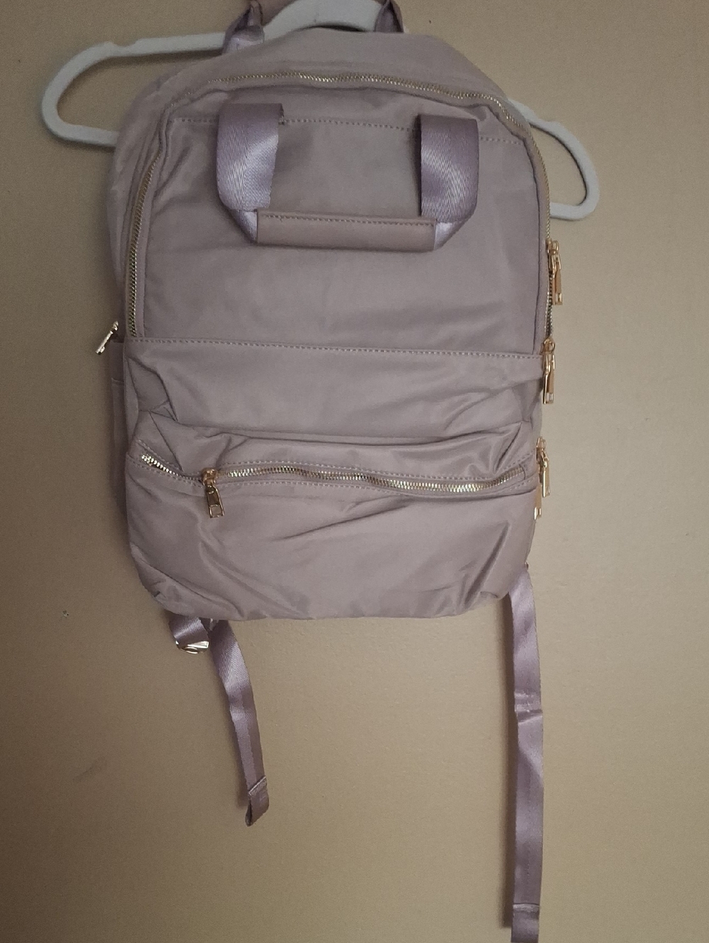 Everyday Nylon Backpack Tote in Mauve - Women's Bag